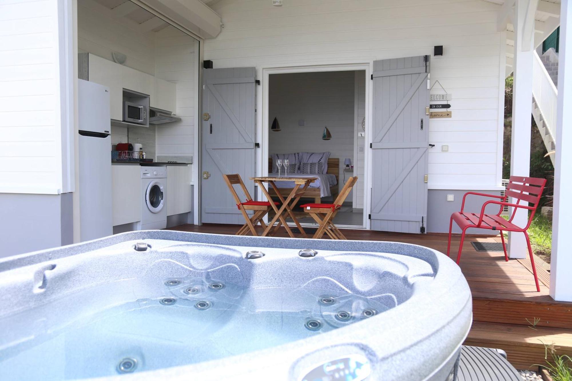 Bungalow Palbea Superieur Avec Spa Et Vue Mer 舍尔谢 外观 照片